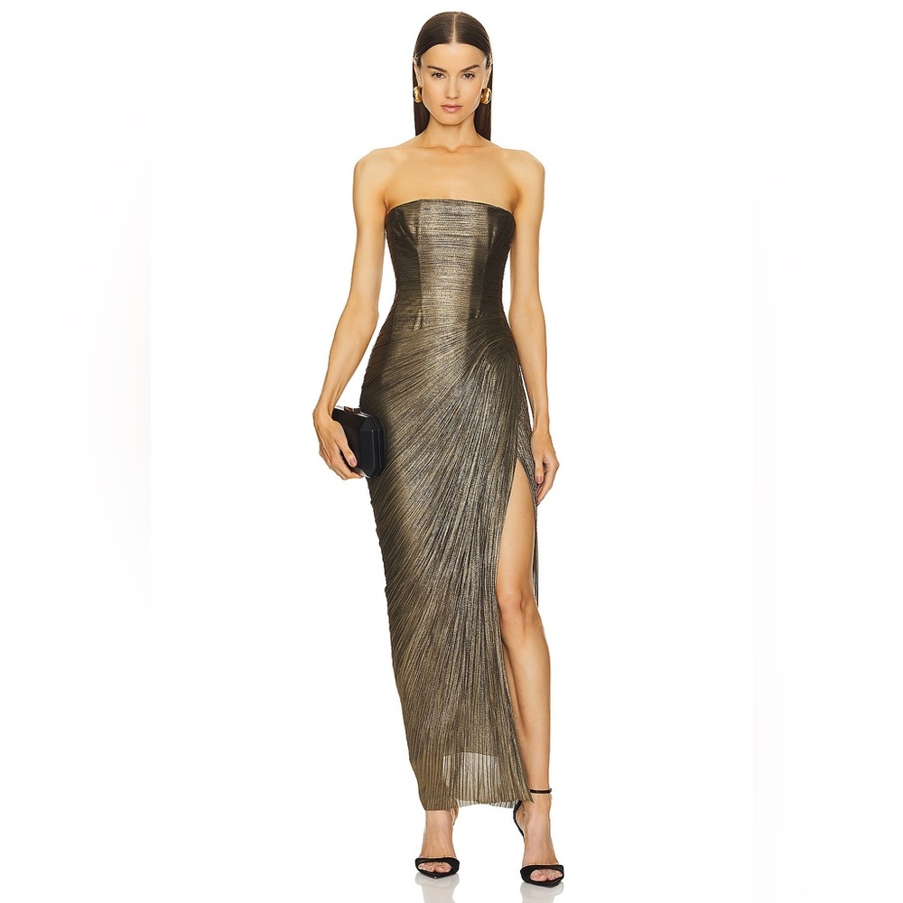 NWT Maria Lucia Hohan Ruby Gown in Obsidian